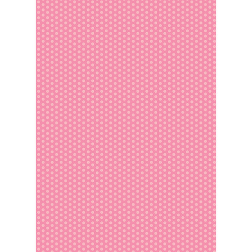 Westcott Small Dots Art Canvas Backdrop with Grommets (5 x 7' Pink)