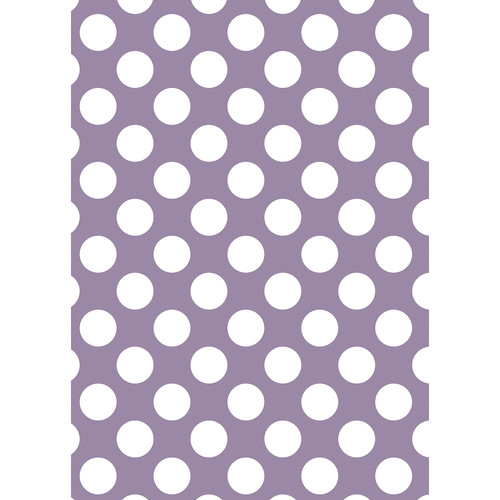 Westcott Large Dots Art Canvas Backdrop with Grommets (5 x 7' Purple)