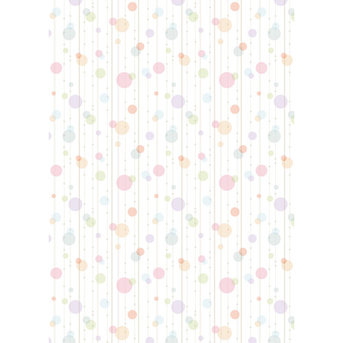 Westcott Party Dots Art Canvas Backdrop with Grommets (5 x 7' Pink)