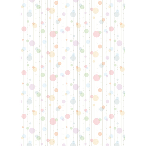 Westcott Party Dots Art Canvas Backdrop with Grommets (5 x 7' Red)