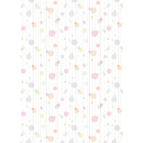 Westcott Party Dots Art Canvas Backdrop with Grommets (5 x 7' Fuschia)