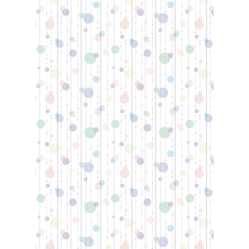Westcott Party Dots Art Canvas Backdrop with Grommets (5 x 7' Green)