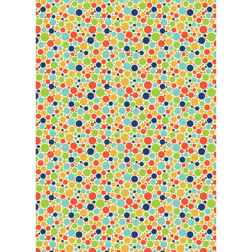 Westcott Vibrant Dots Canvas Backdrop with Grommets (5 x 7' Multi-Color)