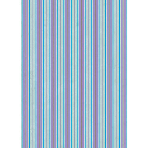 Westcott Striped Wallpaper Art Canvas Backdrop with Grommets (5 x 7' Blue)