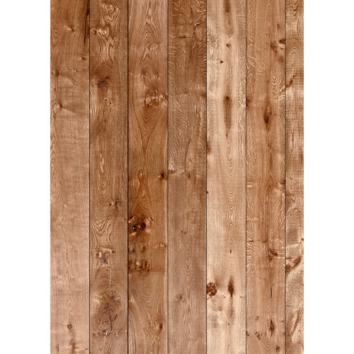 Westcott Wood Planks Art Canvas Backdrop with Grommets (5 x 7' Maple)