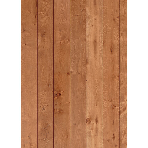 Westcott Wood Planks Art Canvas Backdrop with Grommets (5 x 7' Oak)