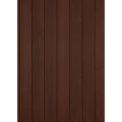 Westcott Vertical Wood Art Canvas Backdrop with Grommets (5 x 7' Walnut)