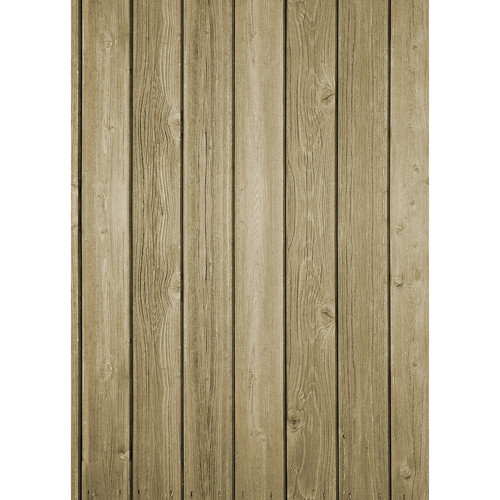 Westcott Vertical Wood Art Canvas Backdrop with Grommets (5 x 7' Bright Brown)