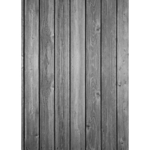 Westcott Vertical Wood Art Canvas Backdrop with Grommets (5 x 7' Bright Gray)