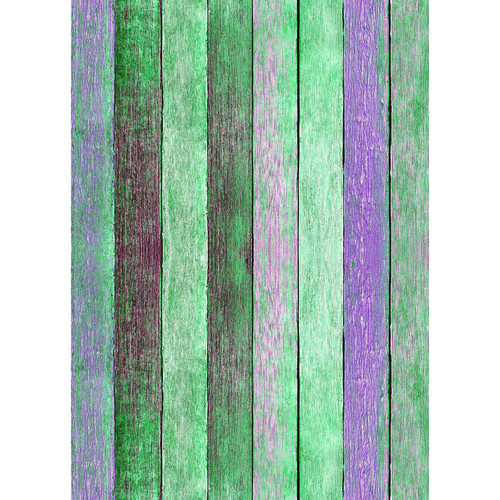 Westcott Rustic Wood Art Canvas Backdrop with Grommets (5 x 7' Bold Green)