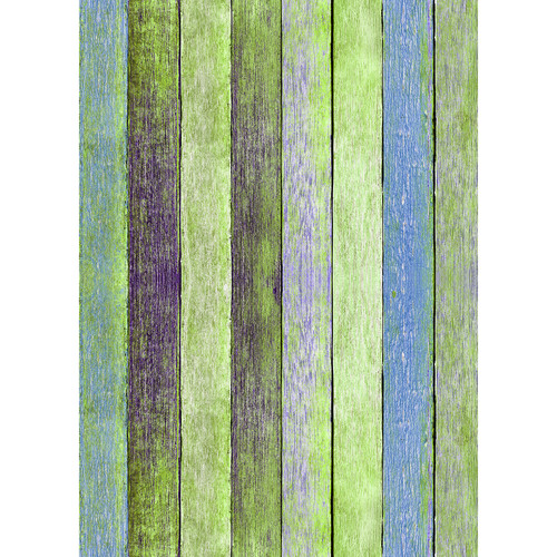 Westcott Rustic Wood Art Canvas Backdrop with Grommets (5 x 7' Bold Sage)
