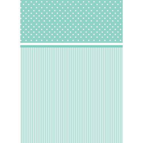 Westcott Dots-and-Stripes Art Canvas Backdrop with Grommets (5 x 7' Turquoise)