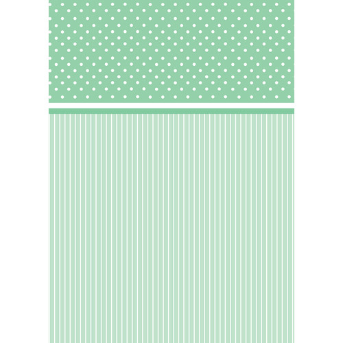 Westcott Dots-and-Stripes Art Canvas Backdrop with Grommets (5 x 7' Green)