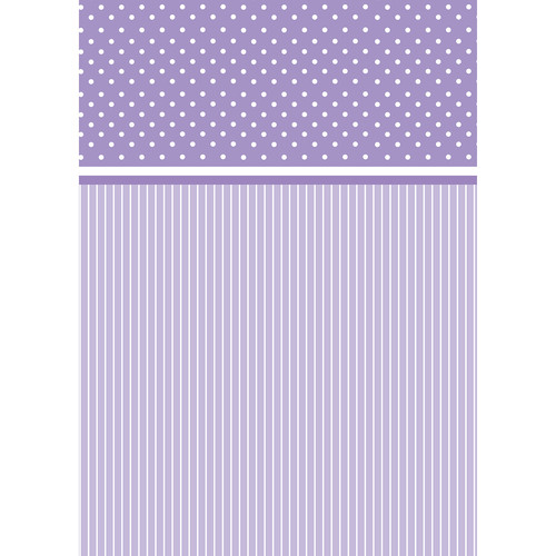 Westcott Dots-and-Stripes Art Canvas Backdrop with Grommets (5 x 7' Purple)