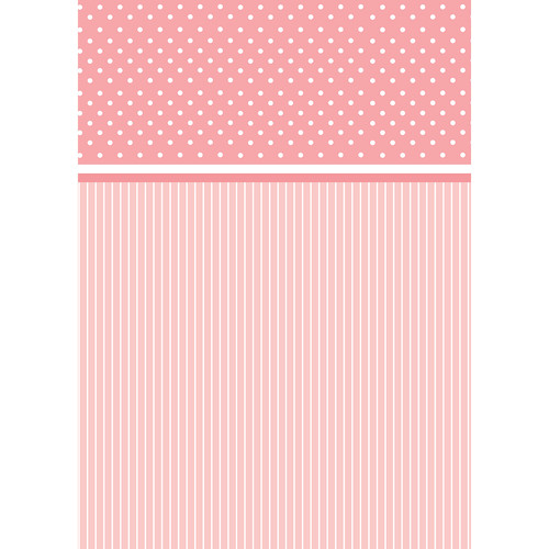 Westcott Dots-and-Stripes Art Canvas Backdrop with Grommets (5 x 7' Red)