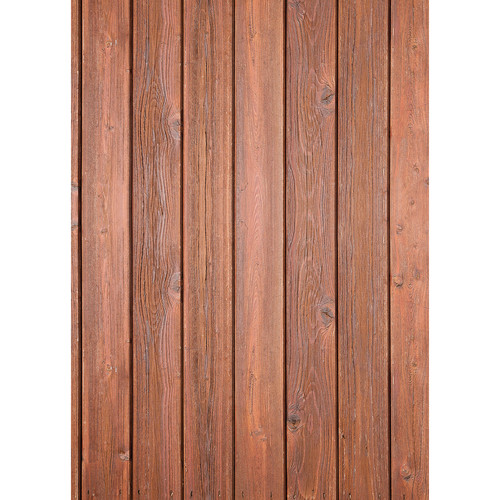 Westcott Narrow Planks Art Canvas Backdrop with Grommets (5 x 7' Light Cherry)