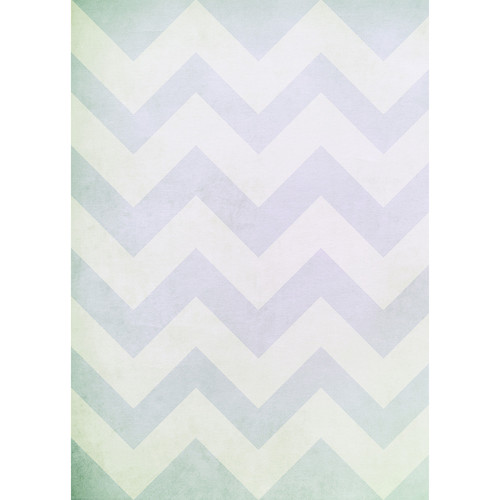 Westcott Washed Chevron Art Canvas Backdrop with Grommets (5 x 7' Vintage Purple)
