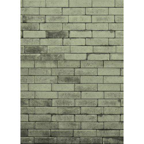 Westcott Art Canvas Backdrop (5 x 7' Green Brick Wall)