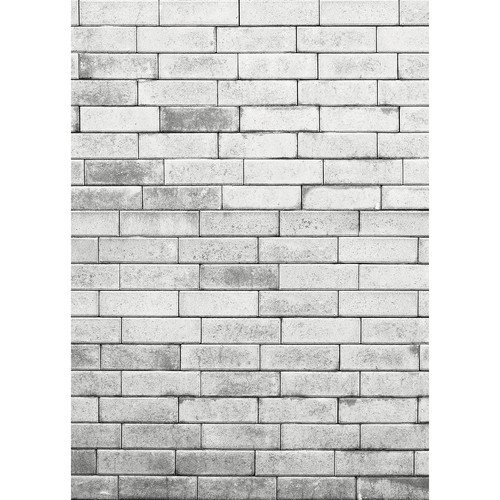 Westcott Art Canvas Backdrop (5 x 7' Gray Brick Wall)
