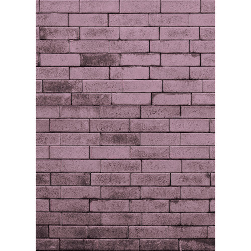 Westcott Art Canvas Backdrop (5 x 7' Purple Brick Wall)