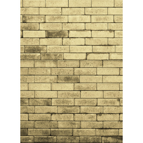 Westcott Art Canvas Backdrop (5 x 7' Yellow Brick Wall)