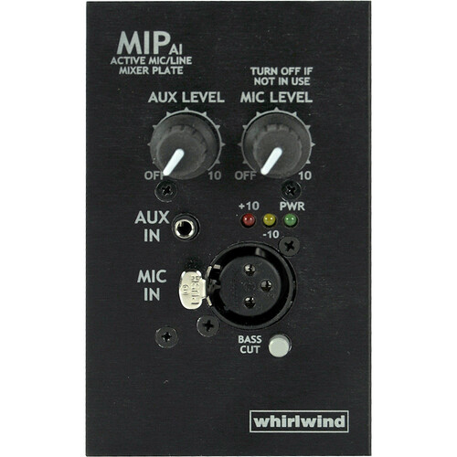 Whirlwind Single Gang 2-Channel Wall Plate (Black)