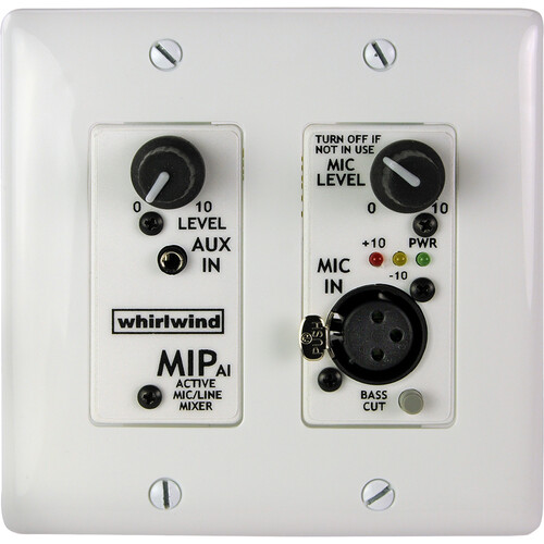 Whirlwind Single Gang 2-Channel Wall Plate (Stainless Steel)