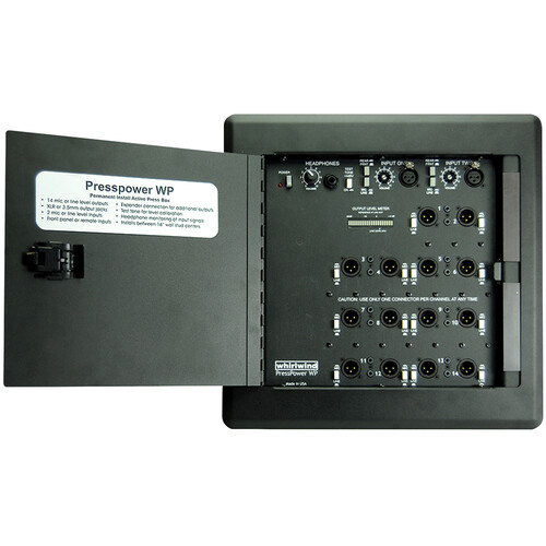 Whirlwind PressPower WP Active Wall Mount with 14 Mic/Line Outputs