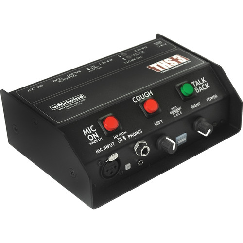 Whirlwind THS 3 Talkback Headphone Box and Sports Announcer Console with Left/Right Headphone Volume Controls