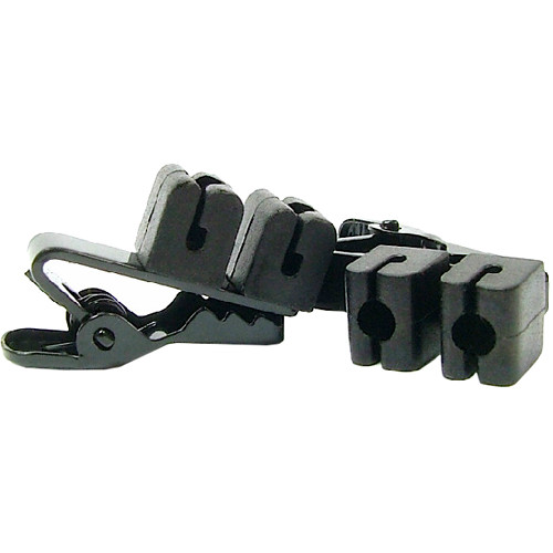 WindTech TC12 DualLavalier Microphone Tie Clips TC12 B&H