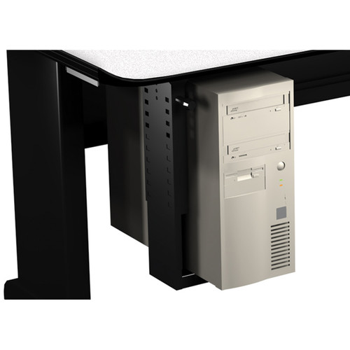 Winsted Stationary CPU Mount with 90 Swivel (Black)