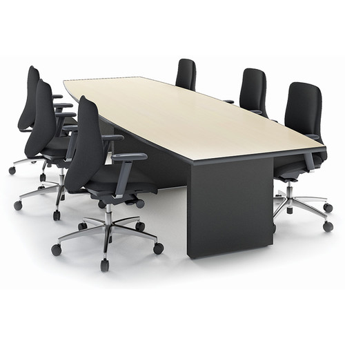 Winsted Boat-Shaped Conference Room Table (48 x 144