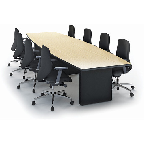 Winsted Boat-Shaped Conference Room Table (48 x 168