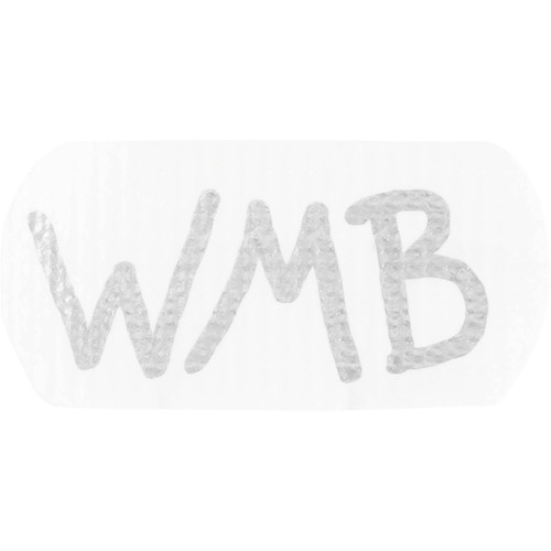 Wireless Mic Belts WMB Label Beltpack Labeling Tab (White 50-Pack)