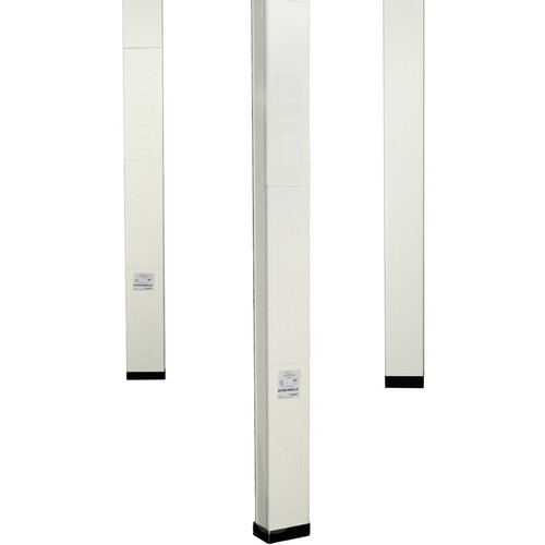 Wiremold Products Add-On Plate for Power Poles (White)