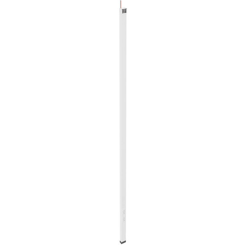 Wiremold Products Steel Tele-Power Pole (White 12')