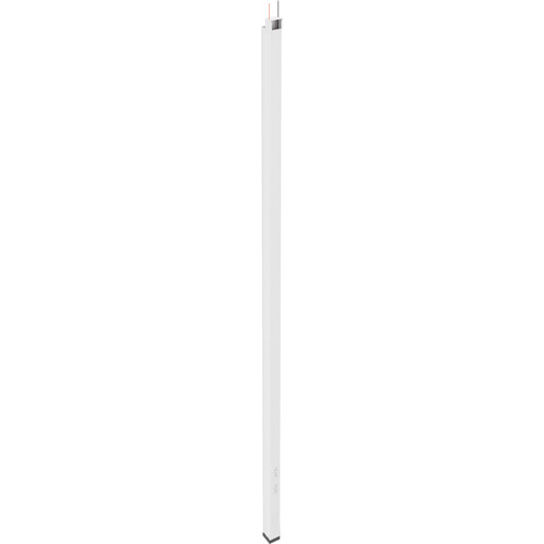 Wiremold Products Steel Tele-Power Pole (White 12')