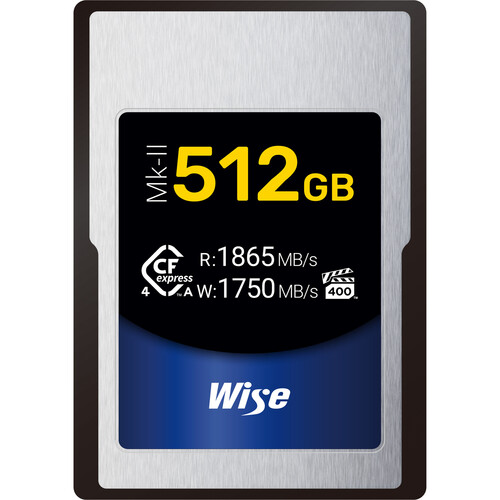 Wise Advanced 512GB CFexpress 4.0 Type A Memory Card