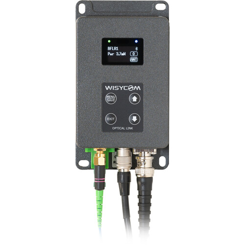 Wisycom BFLT1-F1 Portable RF-over-Fiber Transmitter with BNC and SC/APC Connectors (470 to 758 MHz)