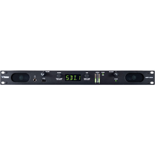 Wohler AMP1-2SDA+ 2-Channel Stereo Monitor with 3G/HD/SD-SDI AES and Analog Inputs with Additional Inputs (1 RU)