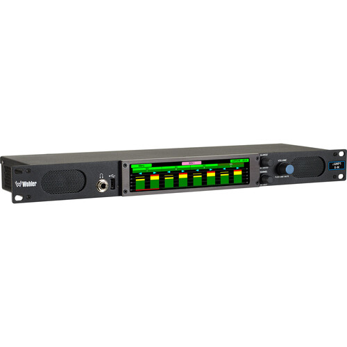 Wohler eAMP1-8-M Dual-Input 3G/HD/SD-SDI 8-Channel Audio Monitor (1 RU)