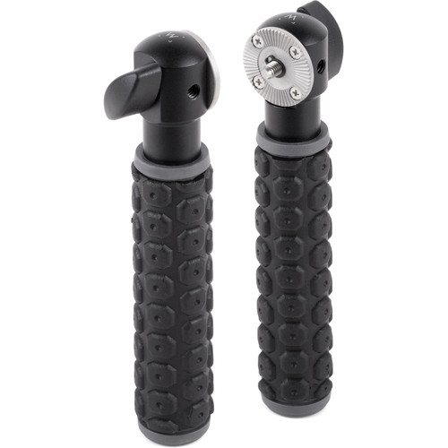 Wooden Camera ARRI-Style Rosette Handgrips (Pair Black Rubber)