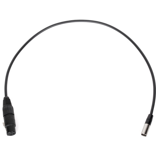Wooden Camera 3-Pin Mini-XLR Male to 3-Pin XLR Female Audio Cable for BMPCC 6K/4K (20