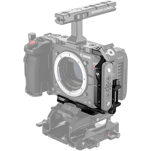 Wooden Camera Cage L-Bracket for Canon EOS C50