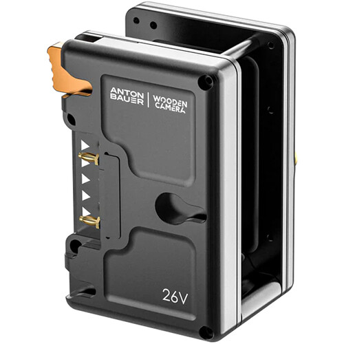 Wooden Camera Dual Battery Plate Cradle for Bolt 6/4K LT Transmitter (Gold Mount Plus 26V)
