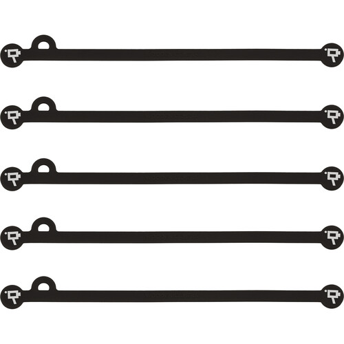 Wooden Camera Cine Mag Ties (5-Pack Black 6.8