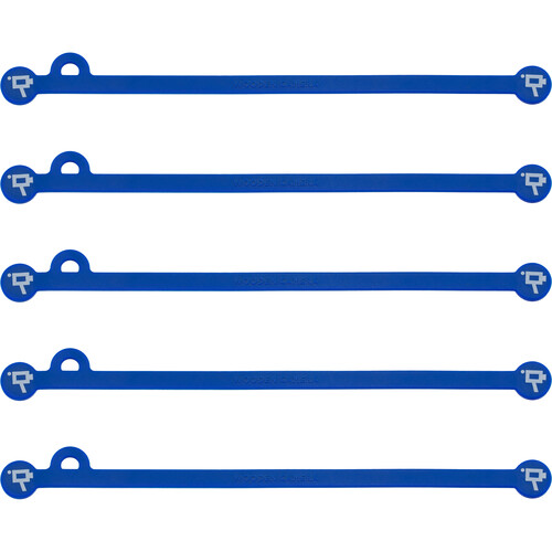 Wooden Camera Cine Mag Ties (5-Pack Blue 6.8