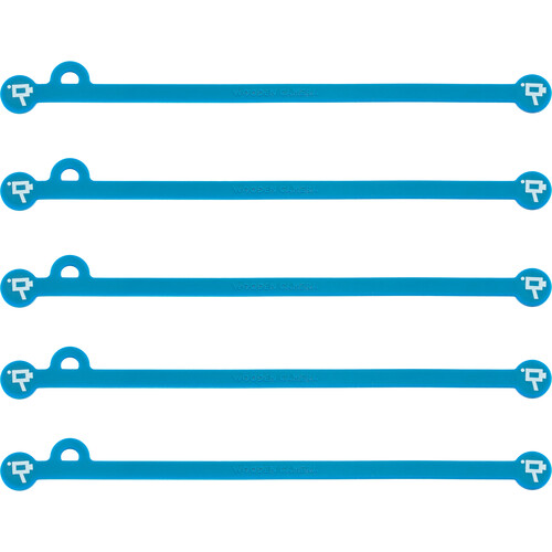 Wooden Camera Cine Mag Ties (5-Pack Neon Blue 6.8