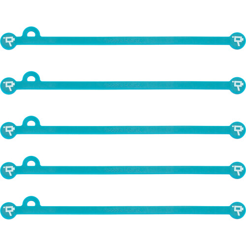Wooden Camera Cine Mag Ties (5-Pack Teal 6.8
