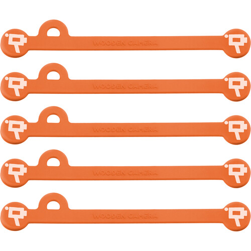 Wooden Camera Cine Mag Ties (5-Pack Orange 4.1